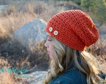 The Cade Cap - crochet made to order - used The Velvet Acorn pattern