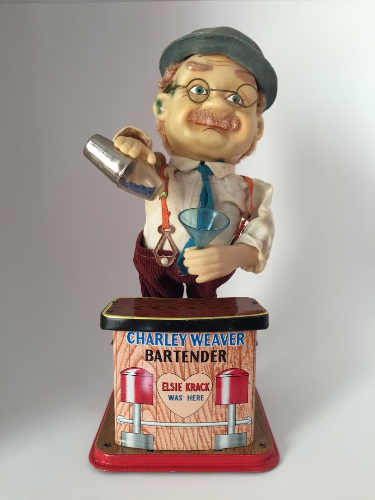 Charlie Weaver Bartender Toy Rosko Toys by SchoolYardVintage