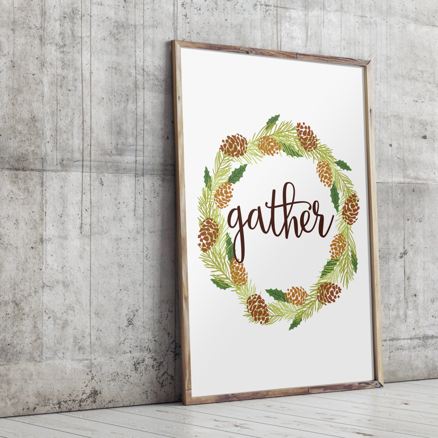 Gather printable wall art home decor thanksgiving decor Gather printable wall art home decor thanksgiving decor
