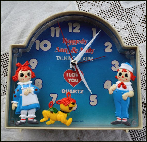 Raggedy Ann Talking Alarm Clock Radio / by BelleBirdVintage