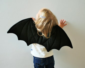 Children's Bat Wings, Black Bat Wings, Kid's Halloween Costume, Bat Costume, Toddler Costume, Fancy Dress Wings, Kid's Halloween Outfit, UK