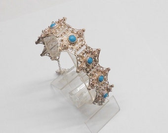 Beautiful old, filigree bracelet silver 835 silver bracelet SA182