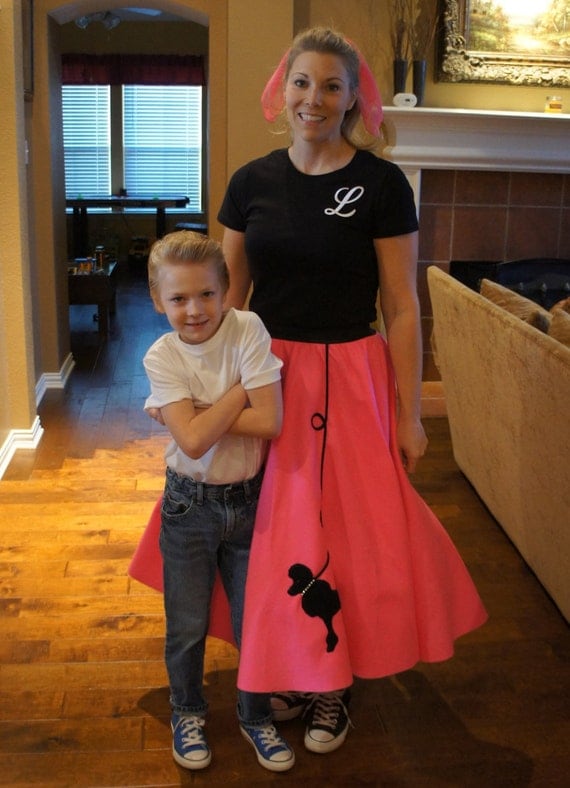 Adult 50's Poodle Skirt
