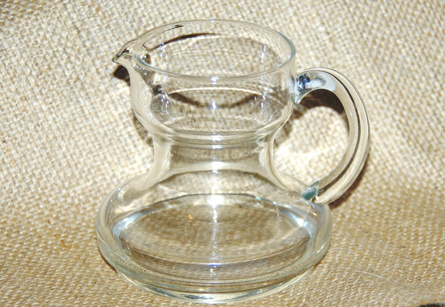 1960s vintage glass creamer or milk jug by Kristel of Germany - Haute Juice