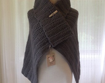 Crochet Children's Shawl, Crochet Toddler Shawl, Children's Capelet, Crochet Girl's Shawl