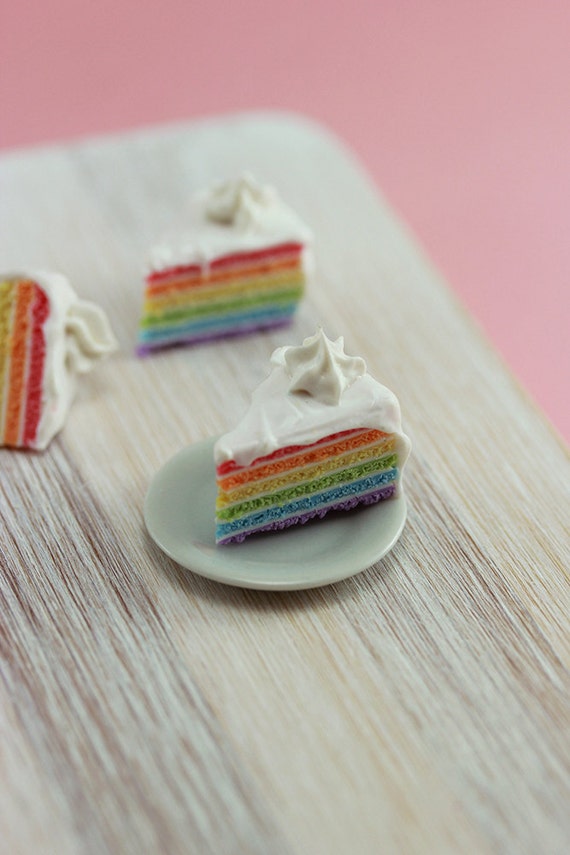 Rainbow Cake Charm / Pendant