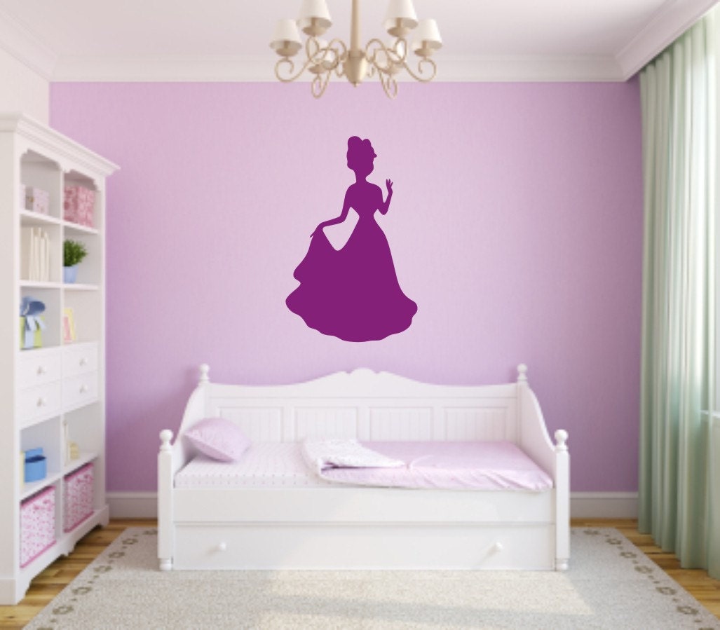 Princess Wall Decals Princess Sillhouette Decal Princess