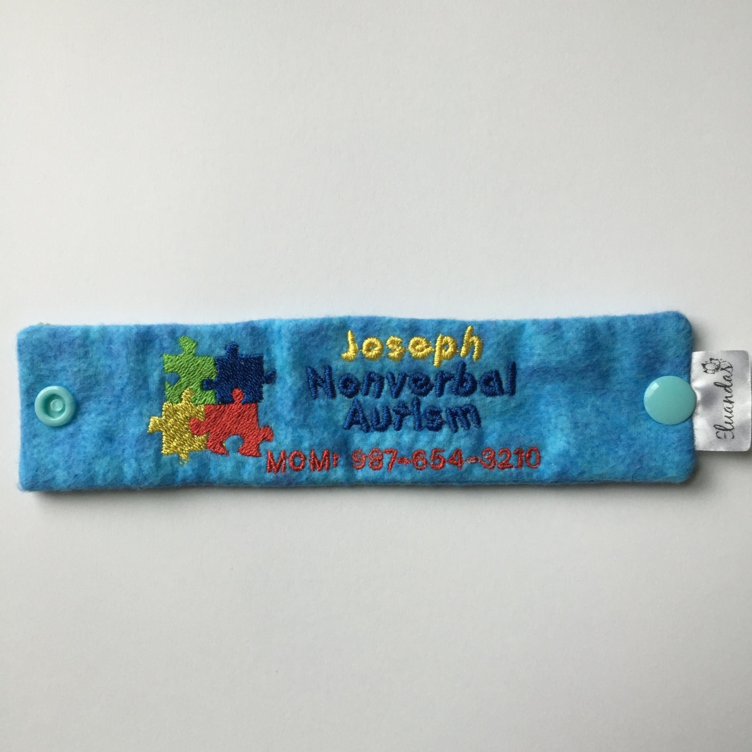 Autism Alert Bracelet Identification Bracelet Soft Autism