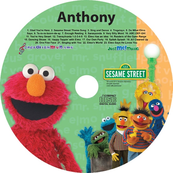 Personalized Elmo CD The REAL voice of Elmo has recorded