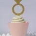 Engagement Ring Cupcake Toppers-Engagement Party Decorations