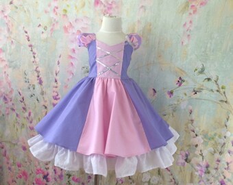 Rapunzel Tangled Girls Princess Dress