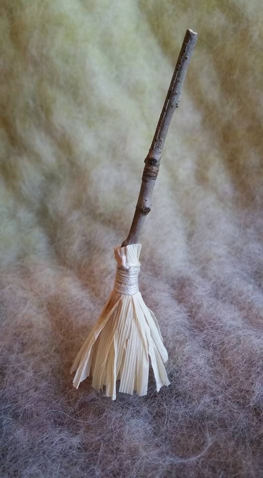 1 Handmade Witches Broom Waldorf Inspired Halloween
