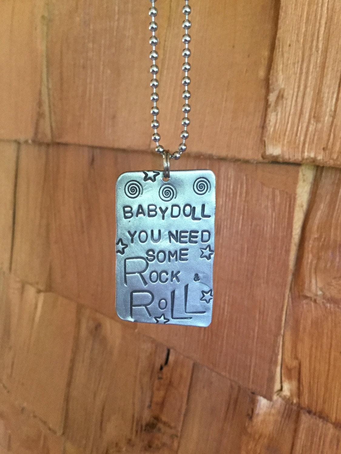 Baby Doll Babydoll You Need Some Rock and Roll Hand Made Hand