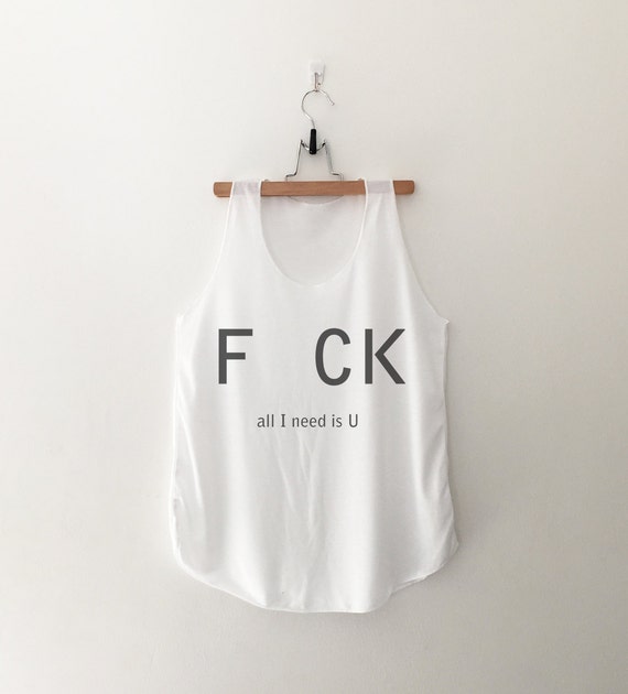 All I need is U Funny TShirt with sayings Graphic Tee by CozyGal