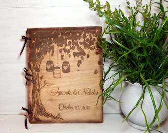 Personalized Wedding Guest Book, Personalized Album, Wedding Guest Books, Bride and Groom