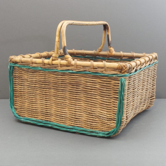 raffia shopping basket