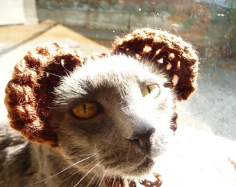 Bear Cat Hat CROCHET PATTERN Crochet Cat Hat Pattern Crochet Cat Costume Pattern Crochet Cat Supplies Pattern Crochet Cat Accessories Cute
