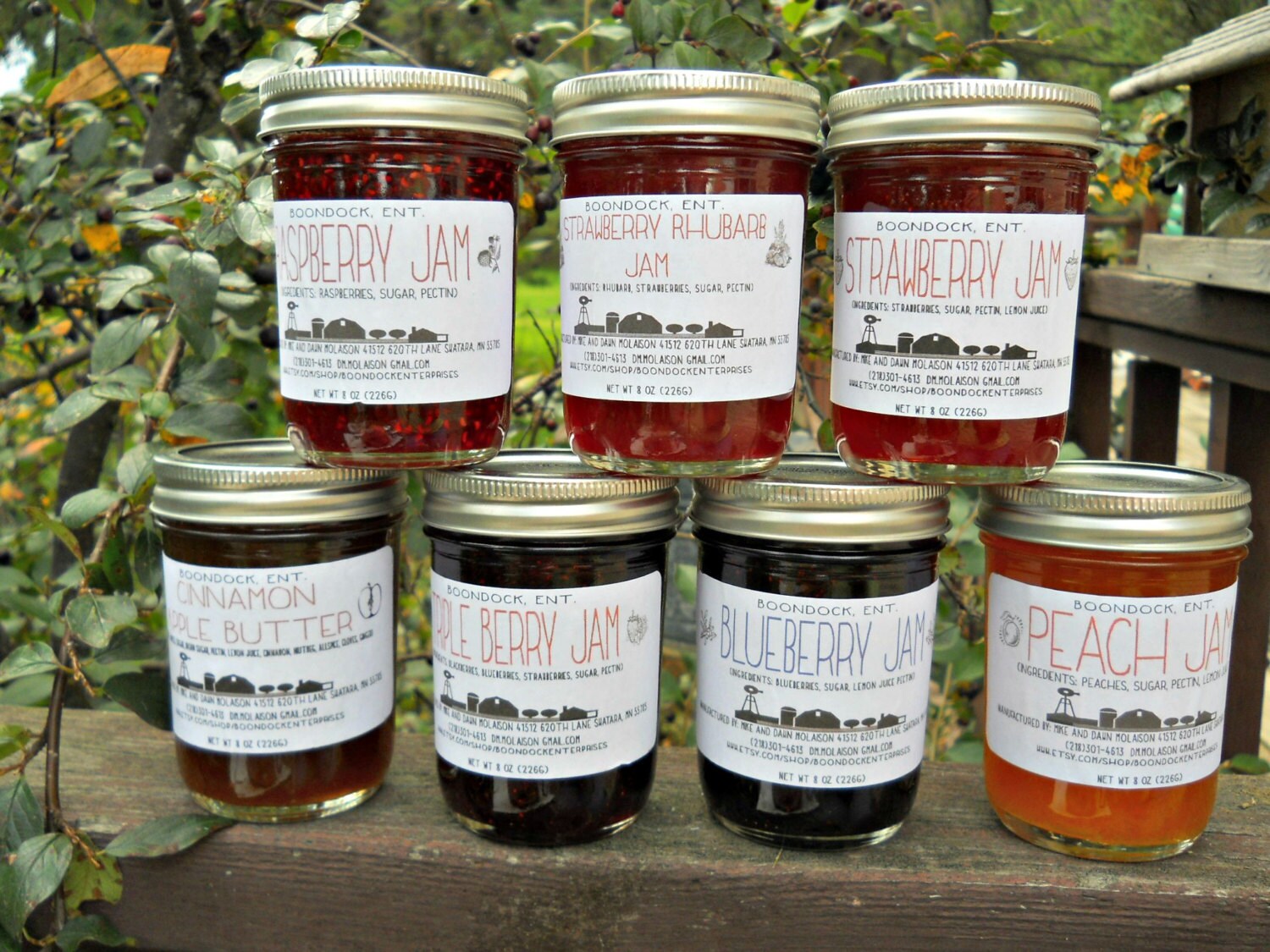 Homemade Jam Over 50 Flavor Choices by BoondockEnterprises