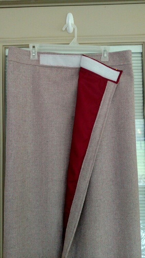 Equestrian / Carriage Driving Apron / Lovely Lined Pink Tweed