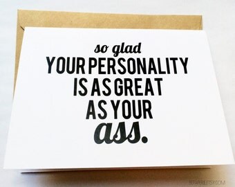 Funny Love You Card - Funny Anniversary Card - Humor Love Card - Boyfriend Card - Girlfriend Card