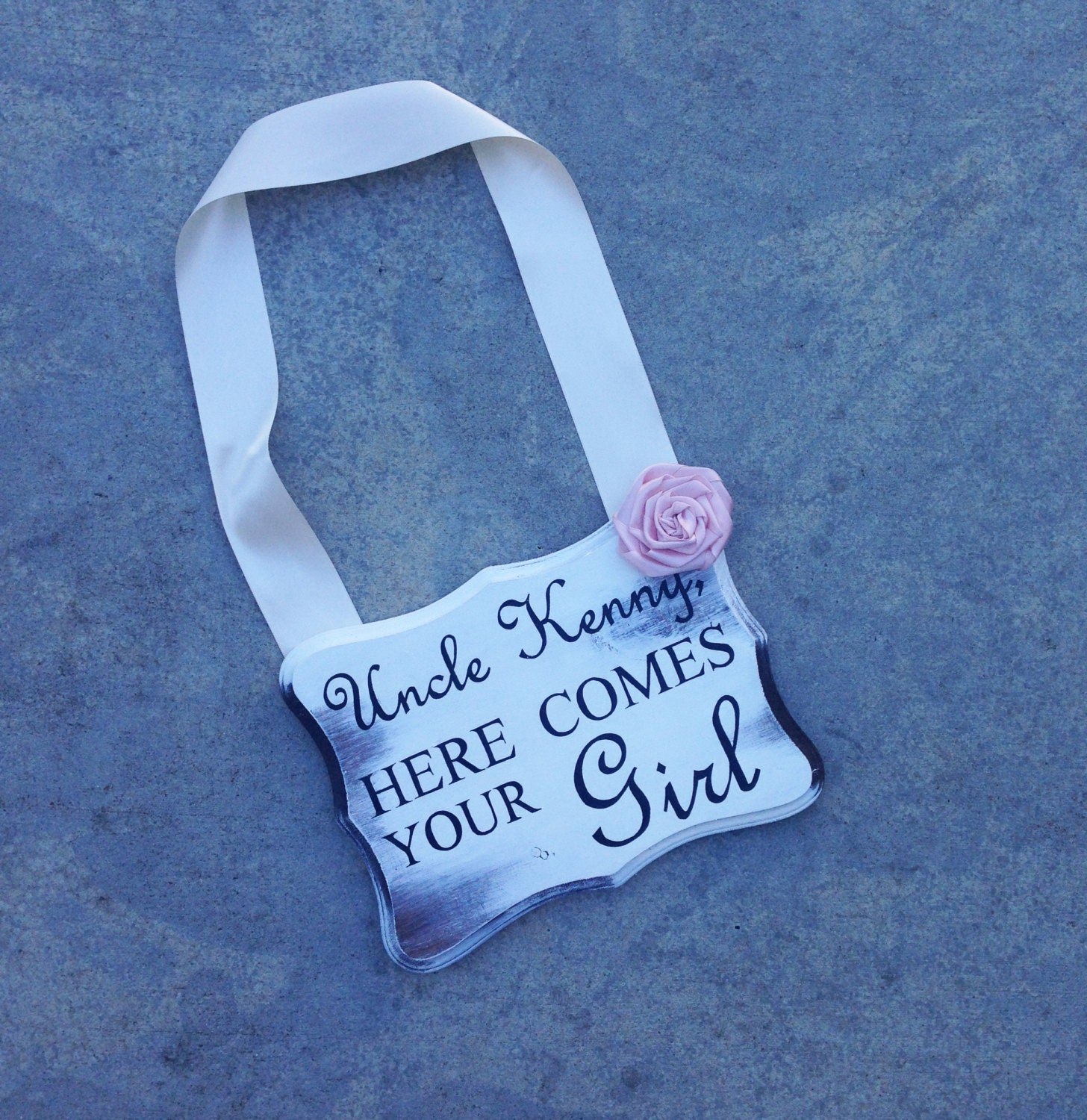 Custom Ring Bearer Sign Rustic Ring Bearer Wedding Signs