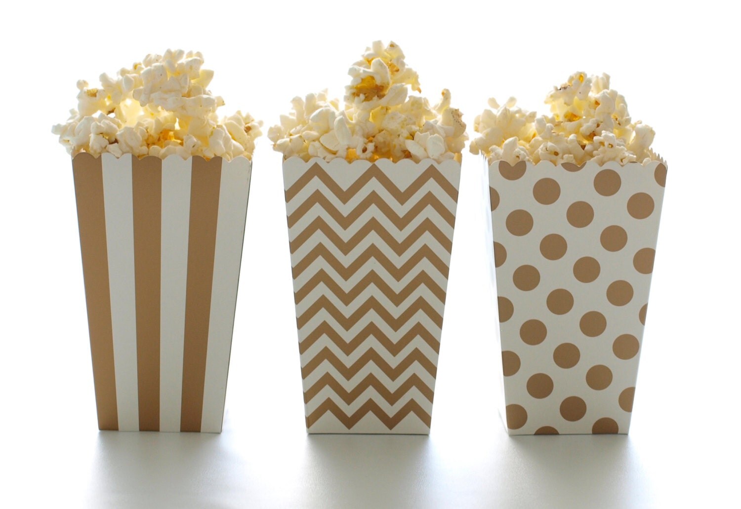 Gold Popcorn Boxes 36 Pack Movie Theatre Style Popcorn