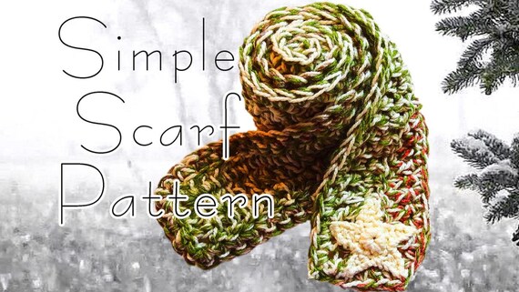 gift ideas minute last crochet Easy JaydaInStitches for Pattern Simple Crochet Scarf & by