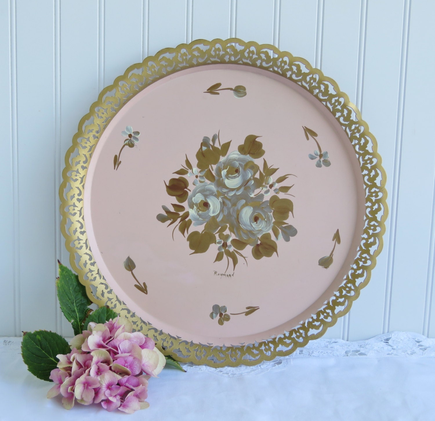 nashco new york pink tray shabby chic by nashco new york pink tray shabby chic by