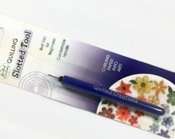 Quilling Tool Slotted Quilling Tool - paper quilling tool, paper quilling supplies, paper bead roller, tool for quilling, quilled creations