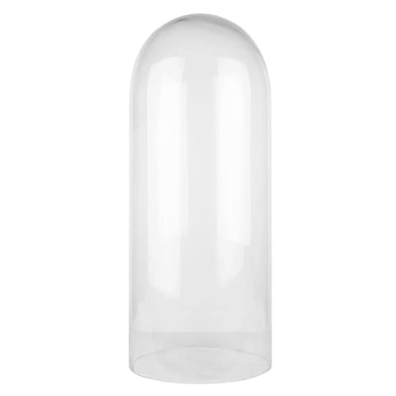 Jumbo Super Tall Glass Cloche Bell Dome with 21 inches Height