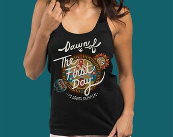 Legend of Zelda Majora's Mask Dawn Of The First Day Womens Tank Top