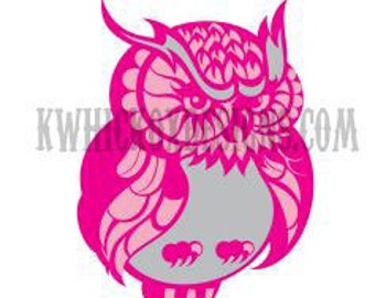 Svg File Owl SVG DXF Scal Cricut Silhouette Graphtec Cutting File
