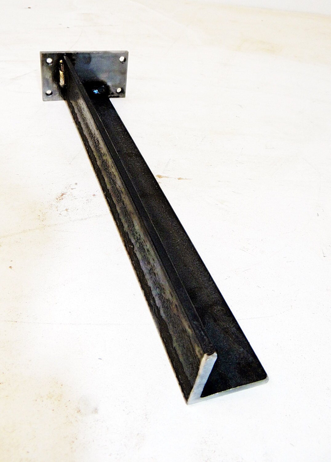SET of 4 Angle Iron Table Legs for coffee by