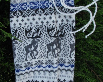 Wool Leg Warmers Knit leg warmers wool socks boot cuffs Norwegian Christmas socks knit socks leggings baby girl thigh high socks