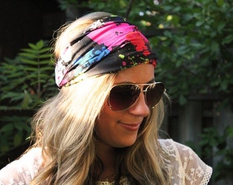 Buy 2 Get 1 Free! (Mix earrings & headbands) Lotus, Yoga Headband, Running Headband, Workout Headband, Turban Headband