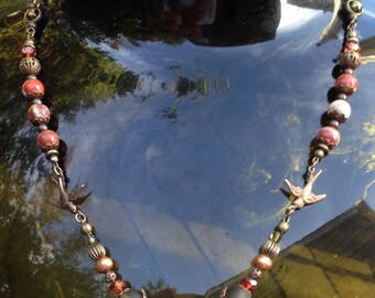 Antique Brass Necklace with Vintage Vibe