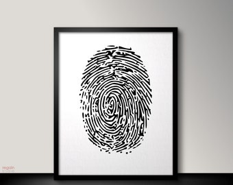 Fingerprint Art | Etsy