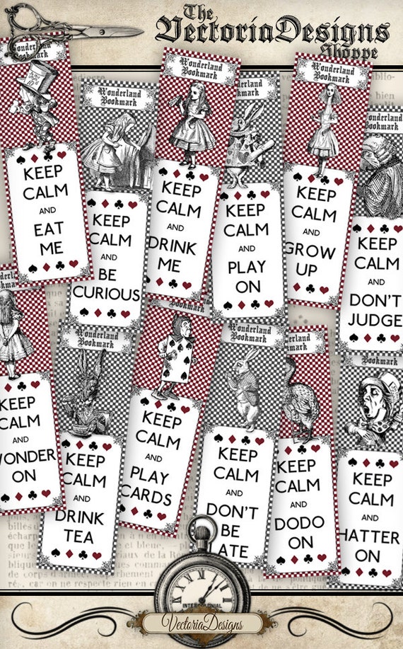 alice-in-wonderland-bookmarks-printable-reading-gift-crafting