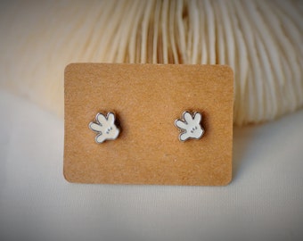 MICKEY'S GLOVE with Stud Earrring ~ 8 mm- Girls / Casual / Cutie