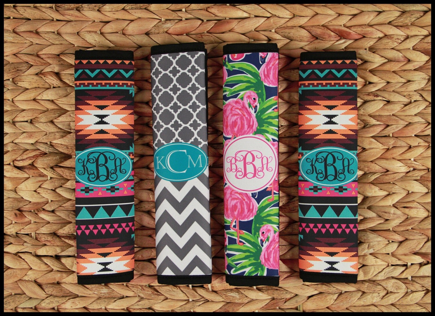 Seat Belt Cover Monogrammed Seat Belt Pad Personalized Custom