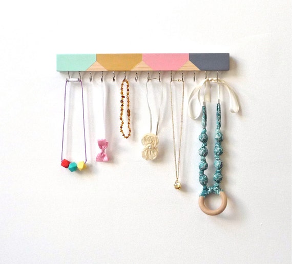 Headband Holder Necklace Holder Girl Nursery by FreshlyFramed
