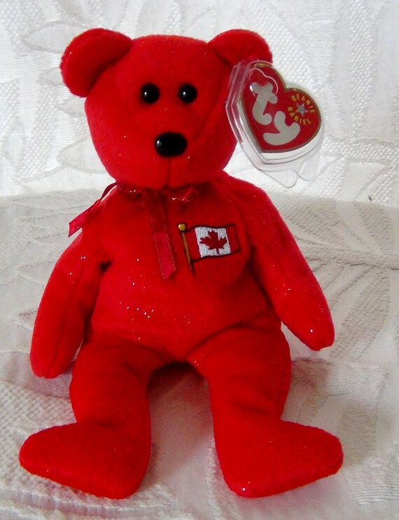 PIERRE the Bear Beanie Baby Canada Exclusive