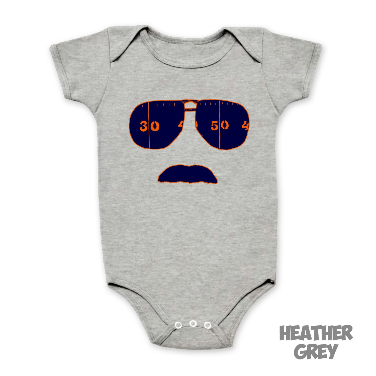 Ditka Chicago Bears Baby Onesie One Piece by StrangeCargoTees