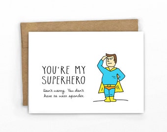 But No Spandex ~ Funny Father's Day Card By Cypress Card Co.