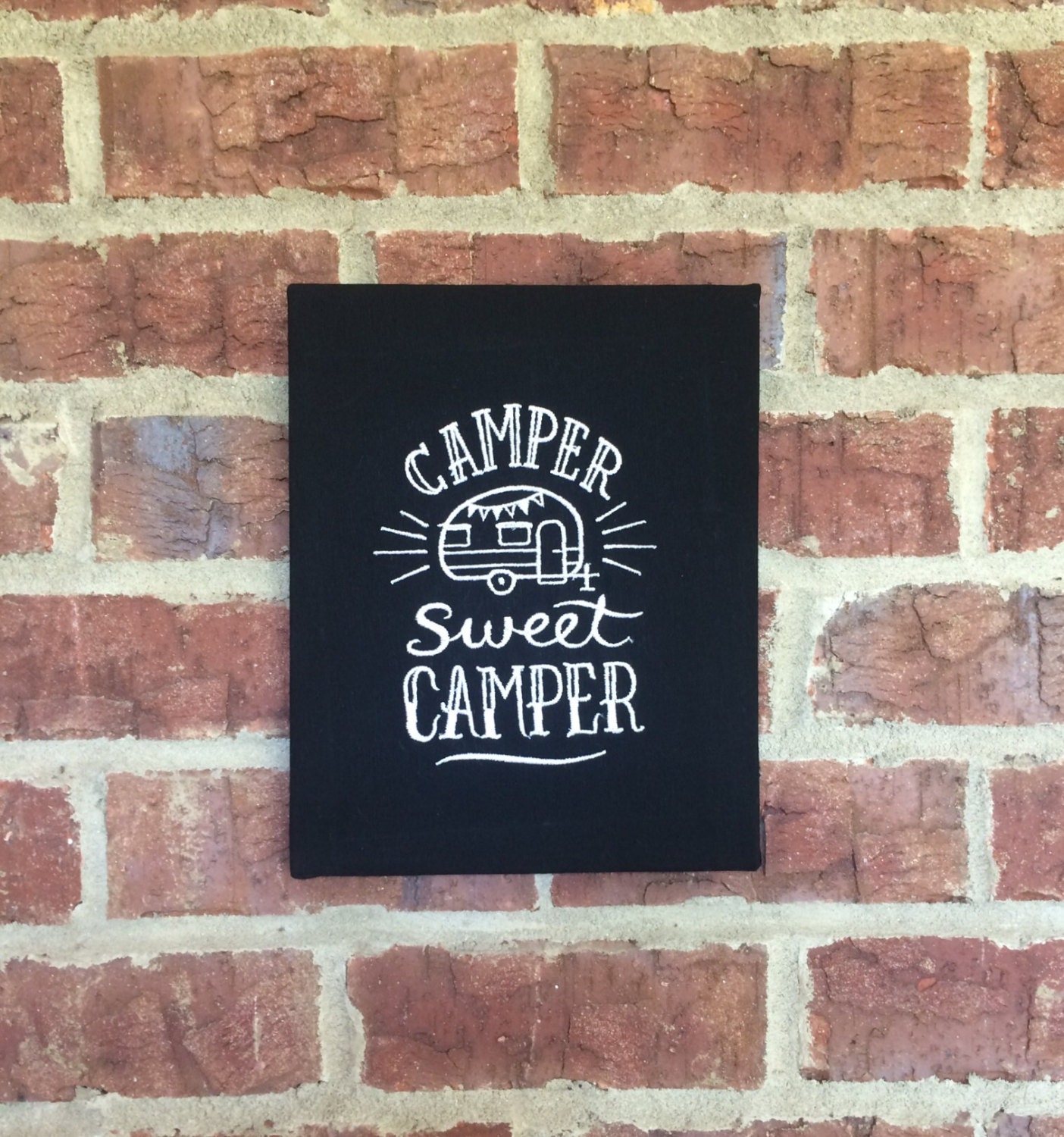 Travel Trailer Sign Camper Wall Hanging RV by MakingSomethingHappy
