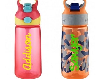 Personalized decal for Contigo kids water bottle, decal DIY