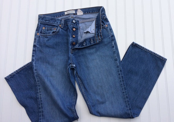 90s Gap Boot Cut Jeans Mid Rise Vintage Denim Blue Jeans 30