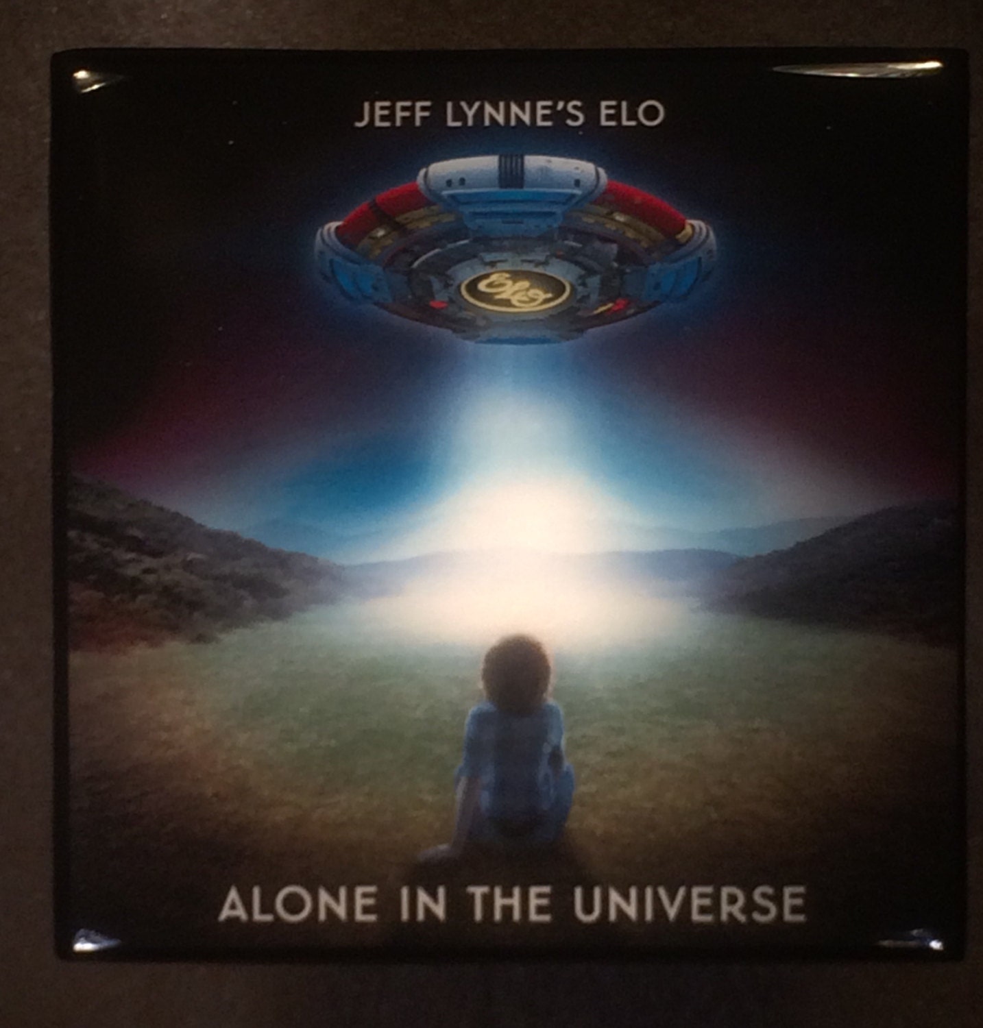 Jeff Lynne's ELO Alone In The Universe Record Cover by CoasterLily