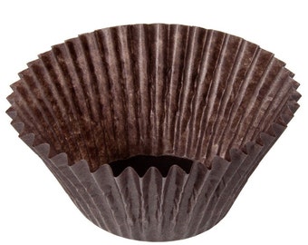Glassine Baking Cupcake Liners/Cupcake Liners/Birthday Cupcake Liners/Brown Cupcake Liners