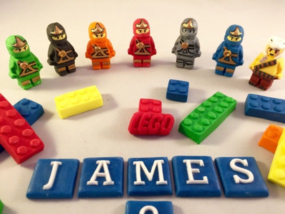 Edible Lego Ninjago Cake Topper Decorations